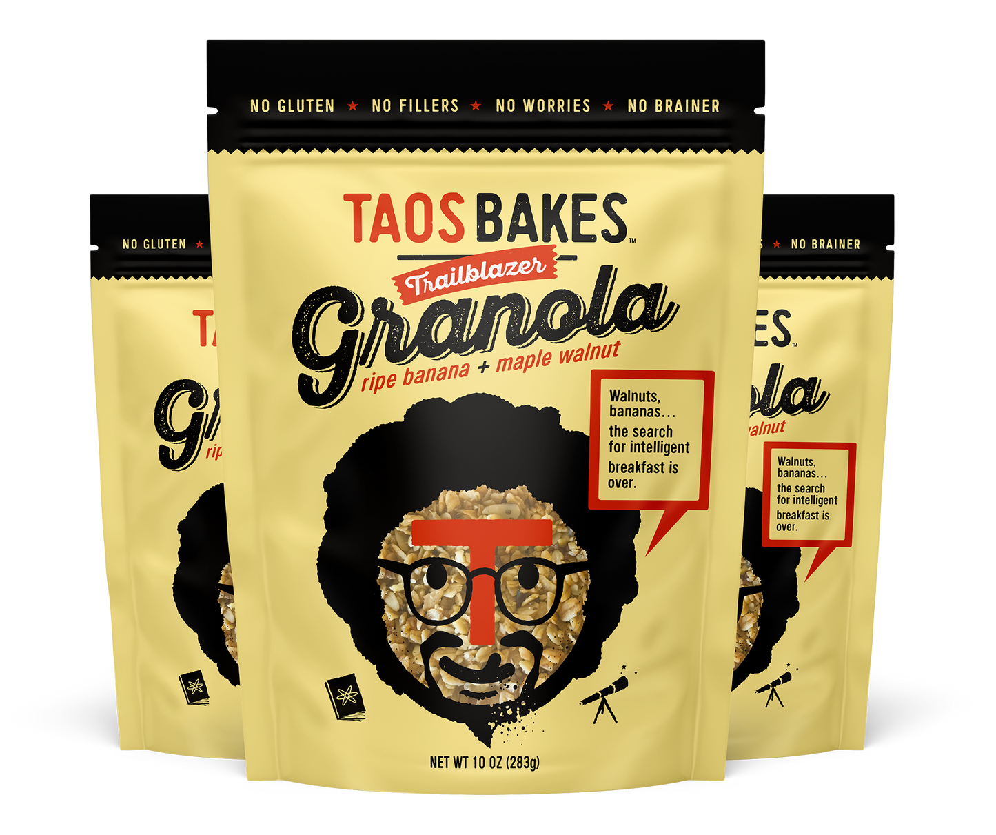 Trailblazer Granola - Ripe Banana + Maple Walnut - 6 BAGS (10oz Ea.)