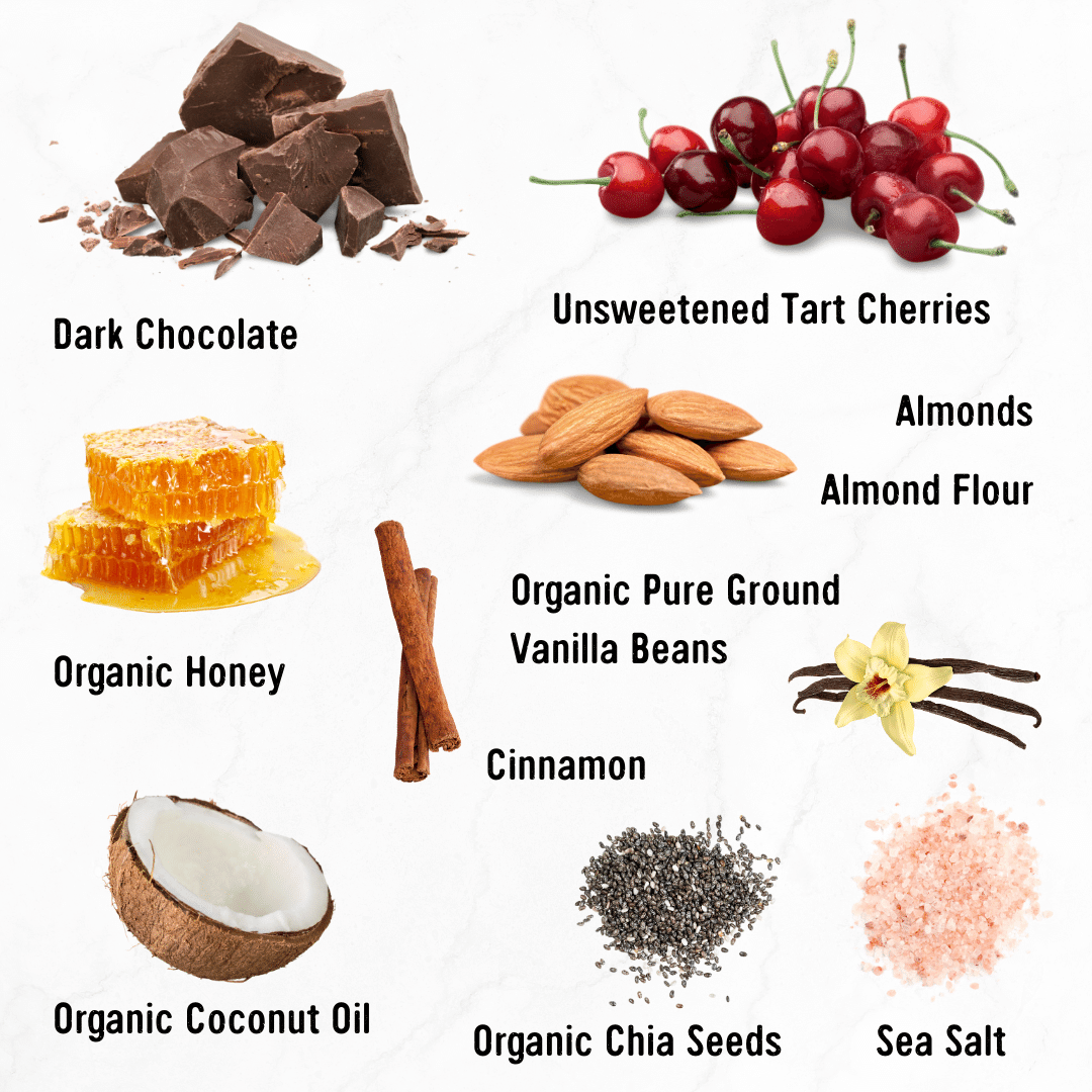 DARK CHOCOLATE & TART CHERRY - 12 BARS