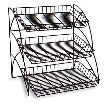 EXAMPLE: 3-Tiered Wire Rack Display