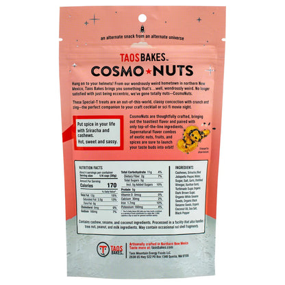 CosmoNuts - Sweet Chile Cashews - 8 BAGS (4oz Ea.)